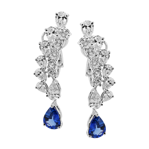 Earring in 18k Gold with Diamonds