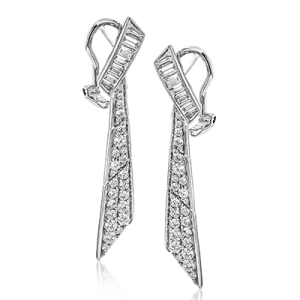 Earring in 18k Gold with Diamonds