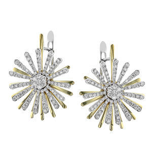 Earring in 18k Gold with Diamonds