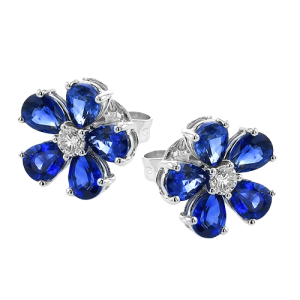 Color Earring in 18k Gold