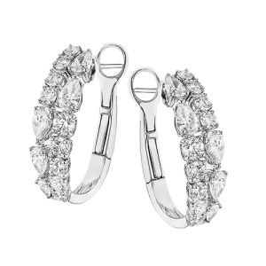 Earring in 18k Gold with Diamonds
