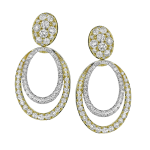 Earring in 18k Gold with Diamonds