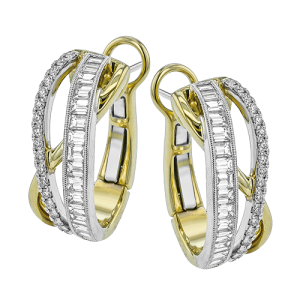 Earring in 18k Gold with Diamonds