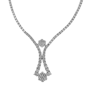 Necklace in 18k Gold with Diamonds
