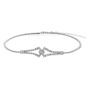 Choker in 18k Gold with Diamonds