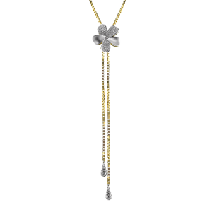Necklace in 18k Gold with Diamonds