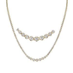 Necklace in 18k Gold with Diamonds
