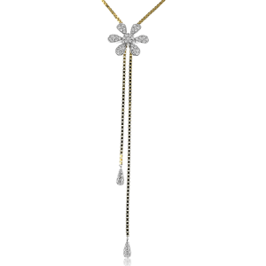 Necklace in 18k Gold with Diamonds