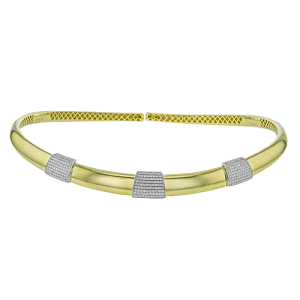 Choker in 18k Gold with Diamonds