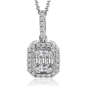 Pendant in 18k Gold with Diamonds