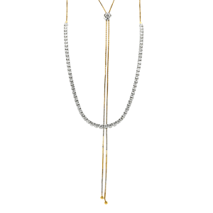 Necklace in 18k Gold with Diamonds