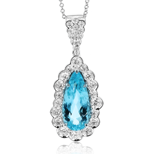 Color Pendant in 18k Gold with Diamonds