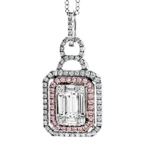 Pendant in 18k Gold with Diamonds