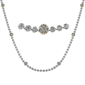 Necklace in 18k Gold with Diamonds