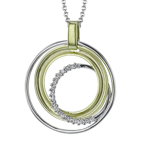 Pendant in 18k Gold with Diamonds