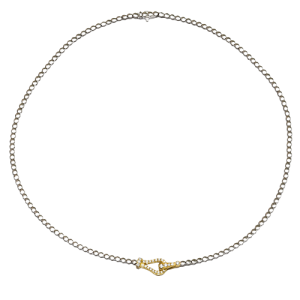 Necklace in 18k Gold with Diamonds