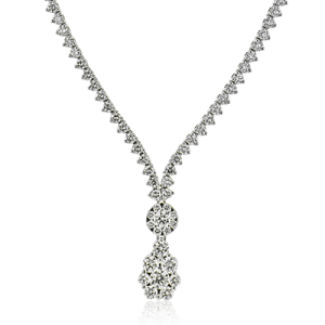 Necklace in 18k Gold with Diamonds