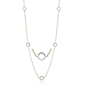 Necklace in 18k Gold with Diamonds