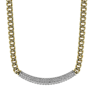 Necklace in 18k Gold with Diamonds