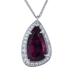 Color Pendant in 18k Gold with Diamonds