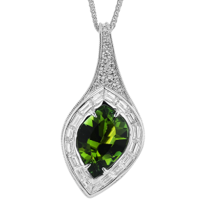 Color Pendant in 18k Gold with Diamonds