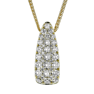 Pendant in 18k Gold with Diamonds