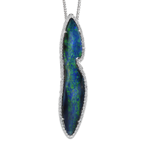 Color Pendant in 18k Gold with Diamonds