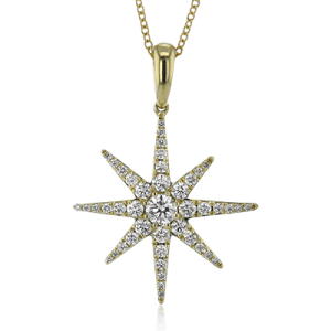 Pendant in 18k Gold with Diamonds