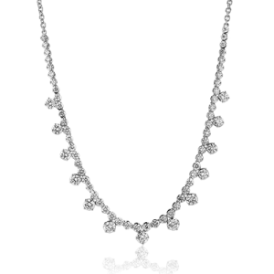 Necklace in 18k Gold with Diamonds