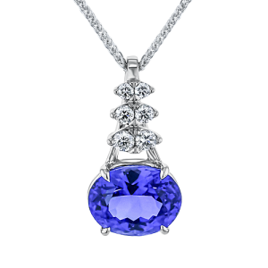 Color Pendant in 18k Gold with Diamonds