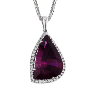 Color Pendant in 18k Gold with Diamonds