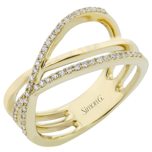 Right Hand Ring in 18k Gold with Diamonds