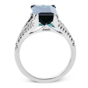 Color Ring in 18k Gold with Diamonds
