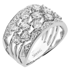 Right Hand Ring in 18k Gold with Diamonds