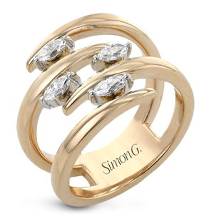 Right Hand Ring in 18k Gold