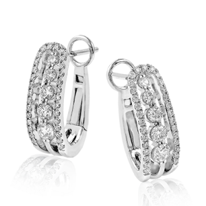 Earring in 18k Gold with Diamonds