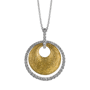 Pendant in 18k Gold with Diamonds