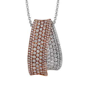 Pendant in 18k Gold with Diamonds