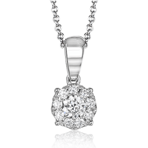 Pendant in 18k Gold with Diamonds