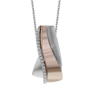 Pendant in 18k Gold with Diamonds