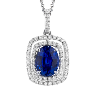 Color Pendant in 18k Gold with Diamonds