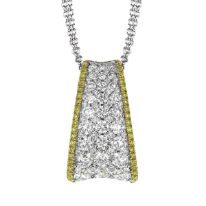 Pendant in 18k Gold with Diamonds