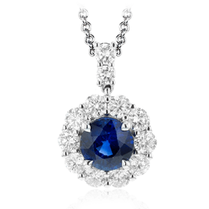 Color Pendant in 18k Gold with Diamonds
