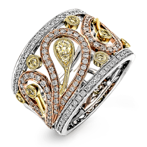 Right Hand Ring in 18k Gold with Diamonds