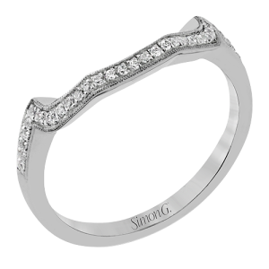 Engagement Ring in 18k Gold with Diamonds
