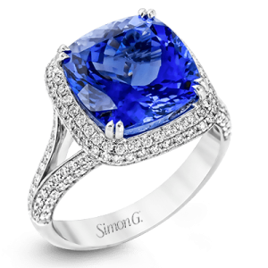 Color Ring in 18k Gold with Diamonds