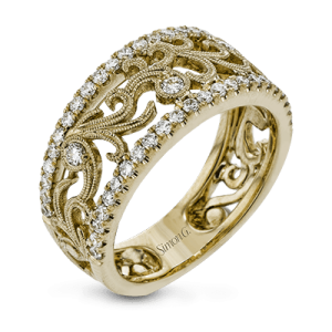 Right Hand Ring in 18k Gold with Diamonds