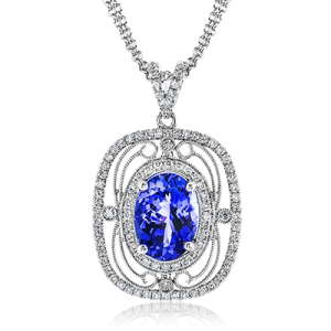 Color Pendant in 18k Gold with Diamonds