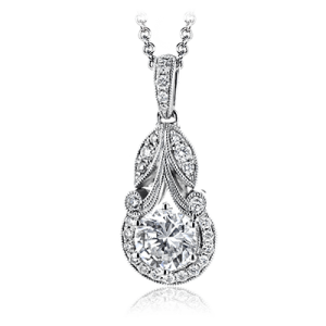 Pendant in 18k Gold with Diamonds