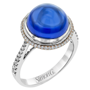 Color Ring in 18k Gold with Diamonds